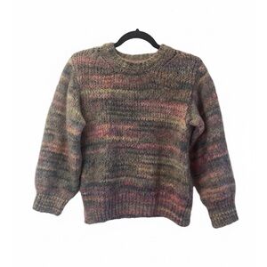 Topshop Multicolor Chunky Knit Pullover Sweater Women’s Size 4-6